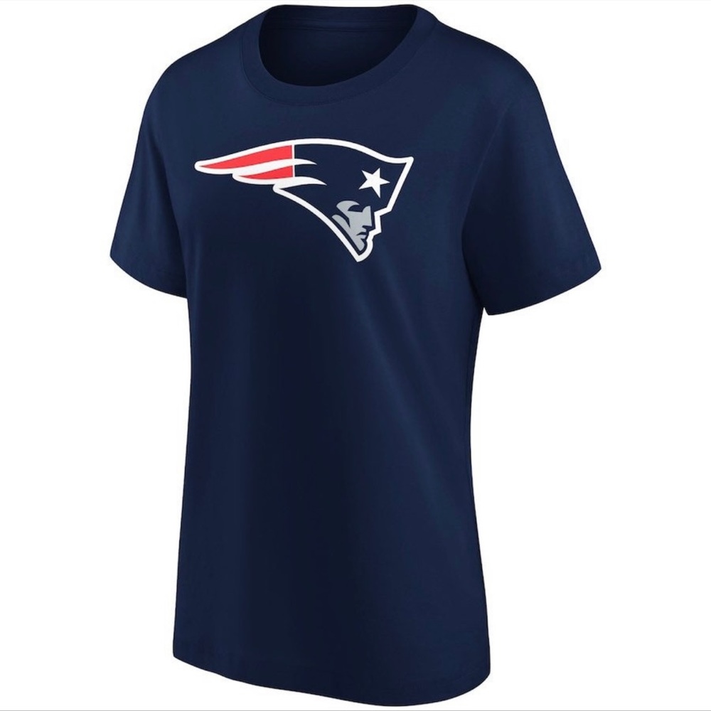 NWT Youth Size Large NFL New England Patriots Short Sleeve Tee In Navy
